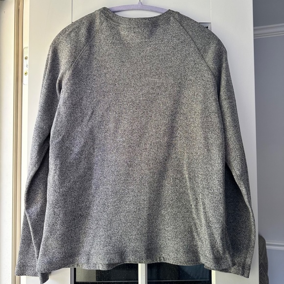 Chico’s Design black white gray sweatshirt pullover top size 1 (8) - Picture 5 of 9